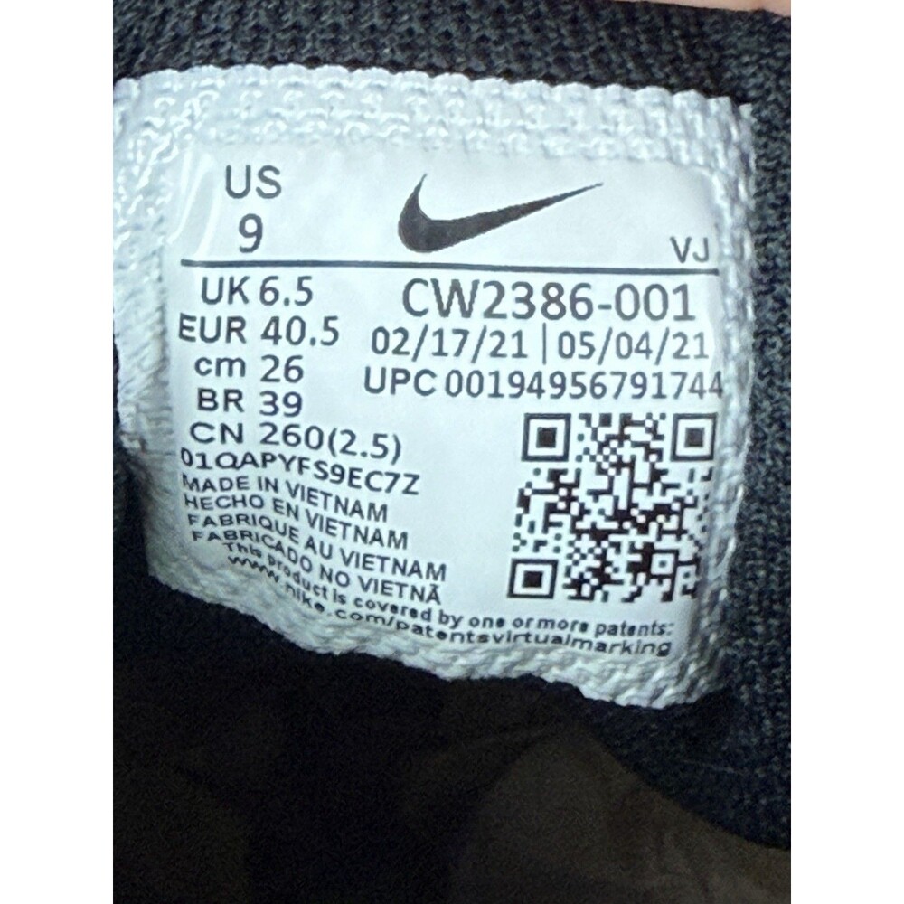 Nike Crater Impact Shoes Size 9 Black Women’s CW2386-001 Sneakers Athletic Clean - Picture 9 of 9